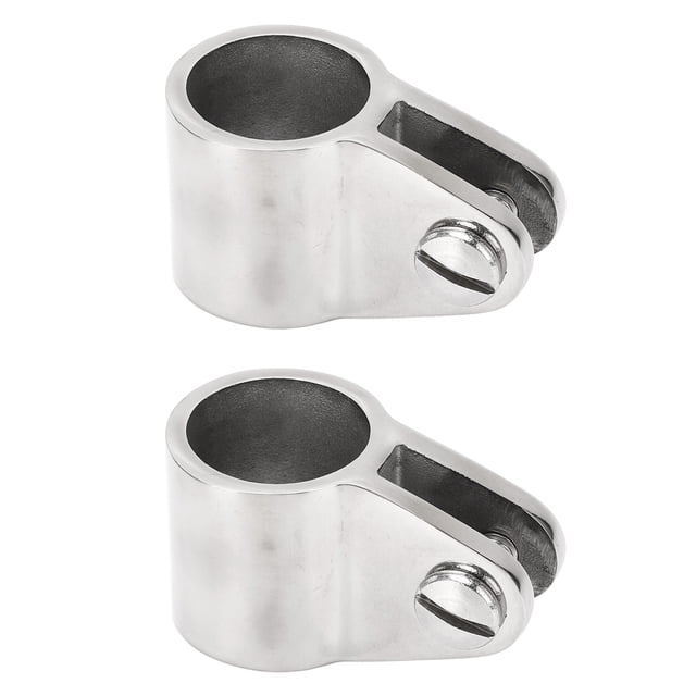 2 uds Bimini diapositivas de mandíbula superior de acero inoxidable 316 diapositivas de mandíbula con bisagras extraíbles para Hardware Bimini de barco