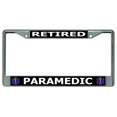 thumbnail image 1 of Cadre de Plaque License Paramédical Retraité Chrome, 1 of 1