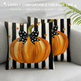 thumbnail image 3 of PHYHOO  Fall Pumpkin Throw Pillow Covers Autumn Stripe Maple Farmhouse Harvest Pillowcases Decorative Cushion Cases for Sofa Couch, 3 of 5