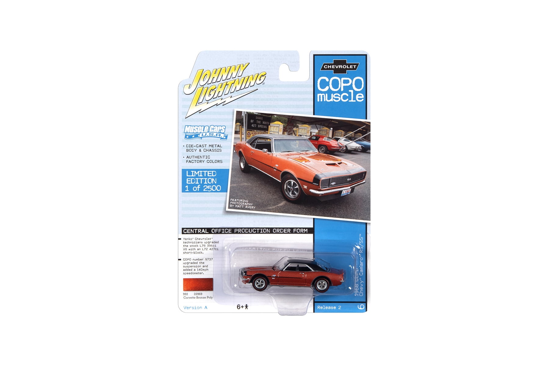 1968 Chevy Camaro RS/SS COPO Yenko, Copper/Bronze Metallic