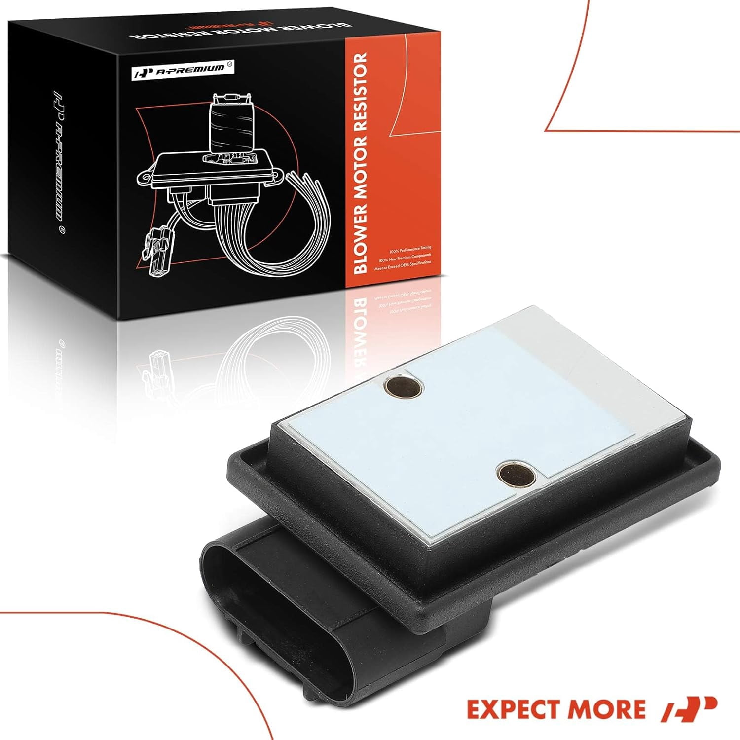 A-Premium HVAC Blower Motor Resistor Compatible with Chevrolet Trailblazer/Trailblazer EXT 2002-2006 & GMC Envoy/Envoy XL 2002-2006, Envoy XUV 2004-2005 & Isuzu Ascender 2003-2008 & Saab 9-7X