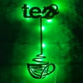 thumbnail image 4 of Handmadetneonsign Tea Time Metal Wall Art Light, Tea Shop Metal Sign Wall Decor, Coffee Store Metal Decor, 4 of 5