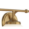 thumbnail image 3 of 2574-575-Minka Lavery-Cornwell - 4 Light Bath Vanity-8 Inches Tall and 32 Inches Wide-Antique Noble Brass Finish, 3 of 7