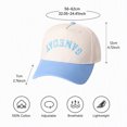thumbnail image 2 of Fun "GAMEDAY" Upside Down Trucker Cap Reversible Novelty Hat Adjustable Snapback for Men and Women Game Day Essential,1 pcs,Sky blue, 2 of 5