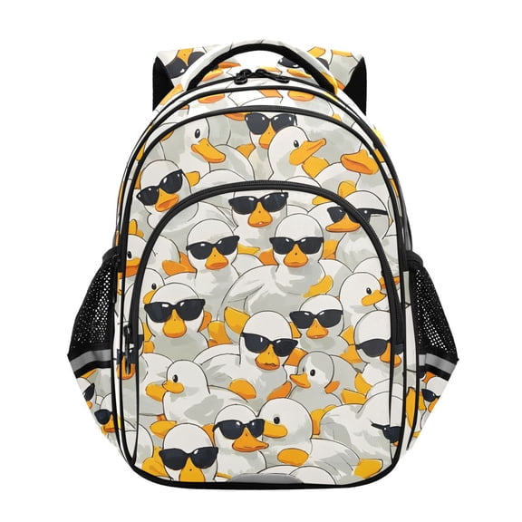 ALAZA Cartoon Ducks School Backpack Elementary Bag Bookbag Travel Rucksack