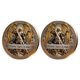 thumbnail image 1 of Moneda coleccionable de arcángel de doble cara, talla de metal, recuerdo de San Miguel, símbolo de desafío a la fe cristiana, decoración, regalo religioso., 1 of 8