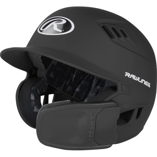 Casco de bateo Rawlings R16 REVERSIBLE EXT Senior Negro