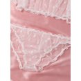 thumbnail image 5 of Conjunto de lencería de diseño semitransparente con patrón de lunares para mujer, Top de corpiño y bragas, ropa Sexy, 5 of 5