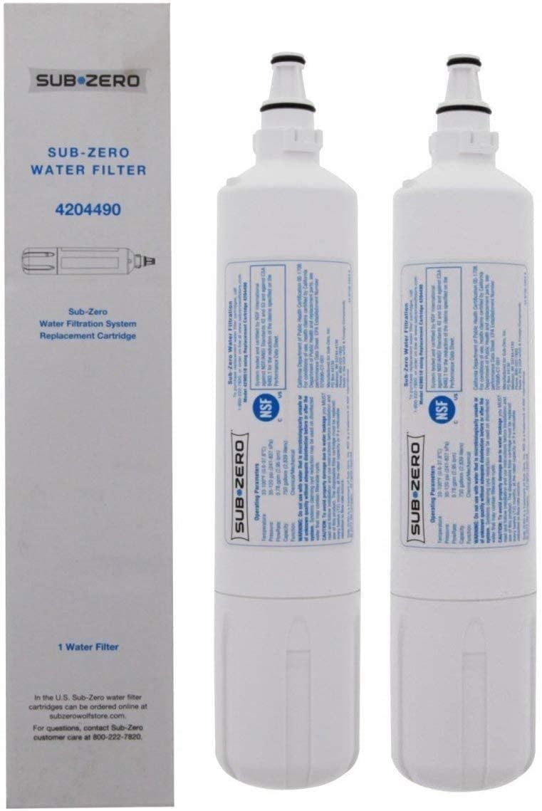Sub-Zero 4204490 Replacement Refrigerator Water Filter Cartridges 2packs 