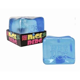 NeeDoh Nice Berg Giant Sensory Nice Cube Stress Ball, Blue (1 Piece)