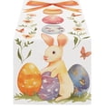thumbnail image 2 of Apmemiss Clearance Easter Eggs Rabbits Table Flag Home Living Room TV Counter Cloth Mat Tea Table Cloth Tablecloth, 2 of 8