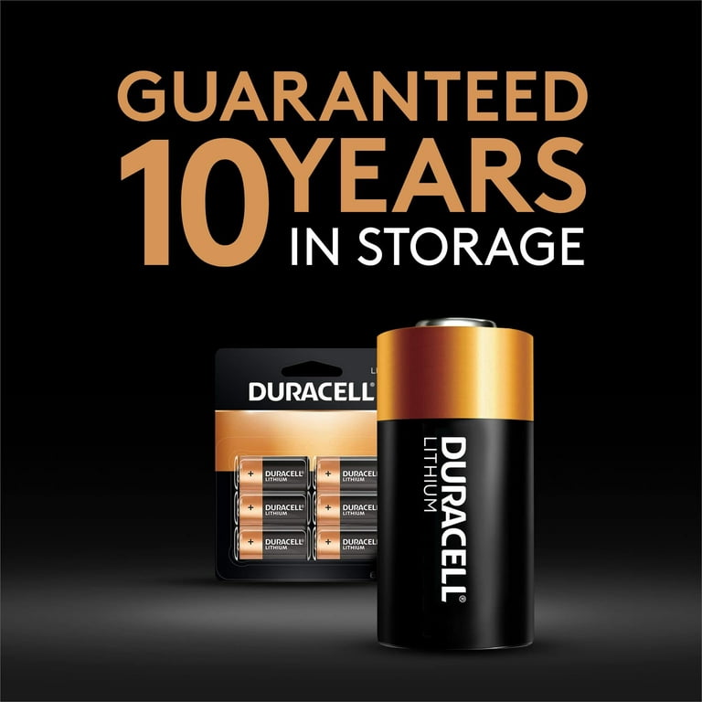 Duracell Specialty High-Power Lithium Batteries 123 3 V 6-Pack