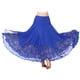 thumbnail image 5 of Falda larga elegante clásica de malla con lentejuelas para baile flamenco - Talla 66-100 cm Azul real, 5 of 9