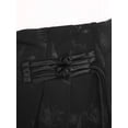 thumbnail image 5 of Haitryli Women's Chinese Style Baggy Wide Leg Suit Pants Elastic High Waist Palazzo Pants Casual Daily Wear Black M/2, 5 of 7