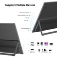 thumbnail image 5 of Wireless Portable Monitor W/ 8000mAh Battery, 15.6" 1080P IPS Laptop Screen, Second Computer Gaming Display with Speakers, Travel Monitor for Windows/Mac/Android/iOS/Gaming Console - BE156EF, 5 of 11