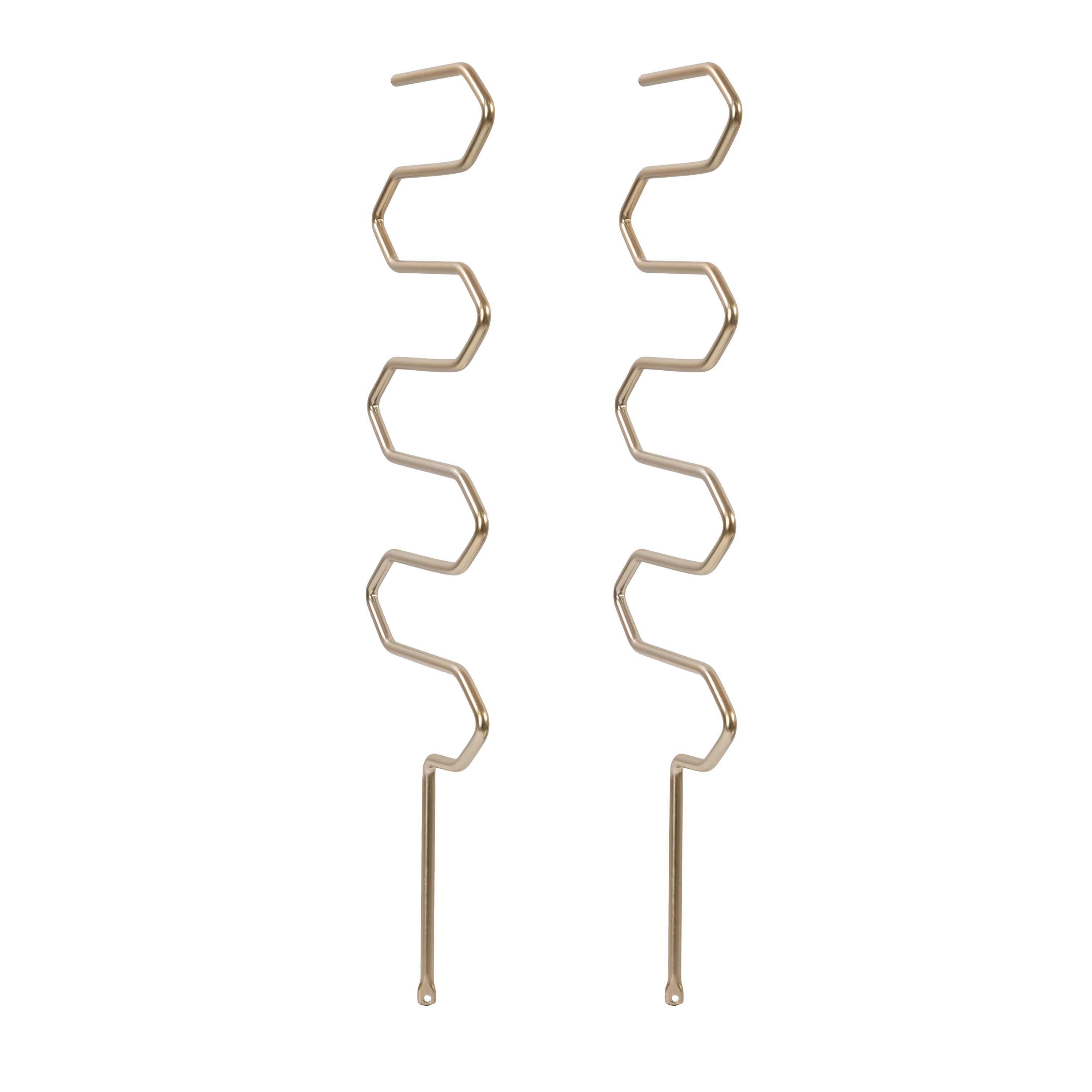 Better Homes & Gardens Golden Metal Plant Stakes, Set of 2, 13" Height - Climbing & Vining Plant Support