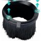 thumbnail image 3 of CNC Spindle Brush Vacuum Cleaner Dust Collector Cover 80mm Diameter Lightweight Nylon Compatible with 52mm 65mm Brushes, 3 of 5