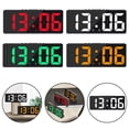 thumbnail image 3 of creative digital clock temperature alarm clock digital clock clock, 3 of 5