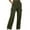 Green, variant on Lovskoo 2024 Womens Cargo Pants Wide Leg Baggy High Cut Pull On Elastic Waist Stretch Loose Pants with Pocket 90S Outfit Pink