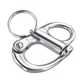 thumbnail image 2 of Stainless Steel Fixed Bail Quick Release Snap Shackle for Yacht Diving Kayak, 2 of 9