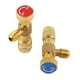 thumbnail image 1 of 2 Adaptadores de Carga de Refrigeración R410a R22 Refrigerante de Aire Acondicionado 1/4, Adaptador de Seguridad Con Válvula de Seguridad para Sae 1/4 Macho A 1/4 Híbra, 1 of 7