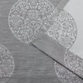 thumbnail image 4 of Exclusive Home Akola Medallion Linen Jacquard Grommet Top Curtain Panel Pair, 54"x84", Ash Grey, 4 of 5