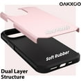 thumbnail image 3 of for iPhone 15 Pro Max Case Slim Thin Rugged, Protective Silicone 15 Pro Max Phone Case for Men Women, Heavy Duty Hard Shell Plastic & Rubber Plain Shockproof Cover, Light Pink, 3 of 7