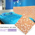 thumbnail image 2 of 3D Tile Wall Sticker, Durable Decal Wallpaper, Self Adhesive Wall Sticker, Non Slip Practical Dining Room for Bedroom, 2 of 7