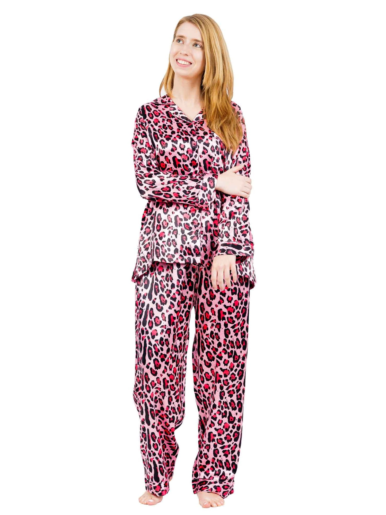 Up2date Fashion's Women's Classic Animal Print Pajama Sets in Various ...