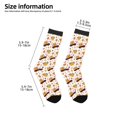 thumbnail image 2 of Uemuo Autumn Red Truck Printed Kids Boys Socks Seamless Crew Socks Crazy Funny Athletic Sport Socks for Children, 2 of 5