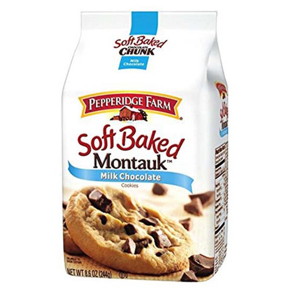 Pepperidge Farm Soft Baked Montauk Milk Chocolate Cookies 8.6 oz Bags