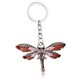thumbnail image 1 of Llavero con forma de libélula, colgante con forma de libélula, llavero con cadena brillante, colgante para bolso, decoración, regalo de vacaciones, 1 of 2