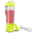 thumbnail image 1 of Total Chef Portable Blender 20 oz (600 mL), USB Rechargeable, Neon Green, 1 of 12