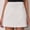 *White, variant on ClodeEU Womens Striped Mini Skirt ,High Waisted Double-Slit Skort with Zip , Casual A-line Short Fall Winter Skirts White,Womens Plus XL