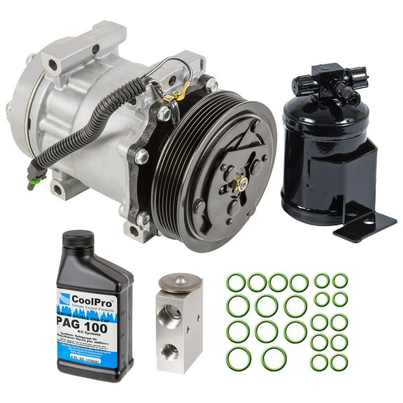 For Jeep Cherokee 1991 1992 1993 AC Compressor w/ A/C Repair Kit - BuyAutoParts