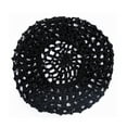thumbnail image 1 of tredstone Women Mesh Crochet Hair Net Reusable Washable Flexible Replacement Elastic Solid Color Sleeping Hairnet Hat Accessories Black, 1 of 6