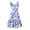 2# Blue Sundresses for Women, variant on Dyegold Sundresses for Women Casual Beach - Women Dresses U Neck Sleeveless Floral Print Patchwork Mini Sundresses ​Casual Boho Short ​Graduation ​Tank Dresses