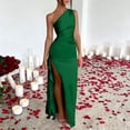 thumbnail image 3 of YuXingFu Summer Dresses with Sleeves Casual Maxi Scoop Neck Plus Size Womens Dress Sleeveless Solid Color Long Casual Summer Green S, 3 of 7