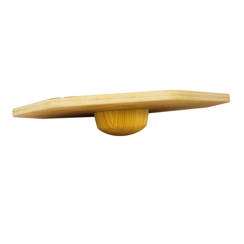 15.5 in Exercise, Training & Therapy Wood Balance Board & Wobble Rocker (Octagonal)