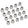 thumbnail image 2 of 20 piezas DIY, cuentas para Barba, aleación de plata Retro, cuentas para trenzar el cabello, accesorios para pulsera, colgante, collar, 2 of 8