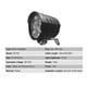 thumbnail image 3 of Conjunto de Luces Delanteras y Traseras de Bicicleta EléCtrica Entrada 36V 48V 52V 60V con Interruptor de de Bocina de Luz DK336 Luz de Bicicleta EléCtrica, 3 of 8