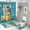 style-1133, variant on Cute Cartoon Baby Sloth Shower Curtain 4 Piece Sets Rug Toilet Lid Cover and Non-Slip U Shape Mat Cute Sloths Adorable Cartoon Animal Waterproof Fabric Bath Curtains for Bathroom Decor