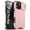 Pink, variant on ShellTech for iPhone 11 Case, Shockproof Sliding Lens Cover Protection Military Grade Phone Case Wireless Charging ,Black