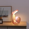 thumbnail image 3 of Small Desks for Small Spaces Snail Small Desk Lamp Folding Cute Night Light Usb Charging Portable Small Desk Lamp Led Desk Lamp, 3 of 6