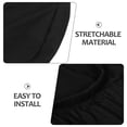 thumbnail image 3 of UPGRATOR 3Ud Funda Para Asiento De Redonda Elástica En Negro Para Uso En Hogar, 3 of 8