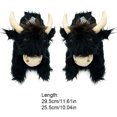 thumbnail image 3 of Zapatillas de vaca Highland mullidas de vaca escocesa con puntera cerrada, lindas para hombres y mujeres DQrwqpou Tenis De Mujer Tenis De Hombre, 3 of 7
