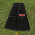 thumbnail image 1 of JNCO-pantalones vaqueros holgados Y2K para hombre y mujer, Jeans bordados Vintage de alta calidad, ropa de calle gótica de Hip Hop, Harajuku, Jeans de pierna ancha informales, 1 of 5