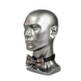thumbnail image 2 of Vaveren Male Mannequin Head Freestanding Stand for Making Market Barber Shop Silvery Gray, 2 of 8