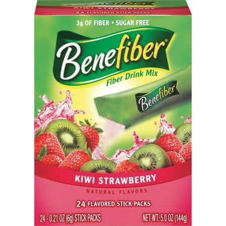 Benefiber Kiwi Strawberry Flavored Fiber Drink Mix Stick ... Benefiber Kiwi Strawberry Flavored Fiber Drink Mix Stick ...
