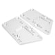thumbnail image 5 of BOROCO 2 uds placas adaptadoras de montaje de motor 551628 reemplazo de soporte de intercambio Universal para conversión de bloque pequeño LS ajustable, 5 of 5